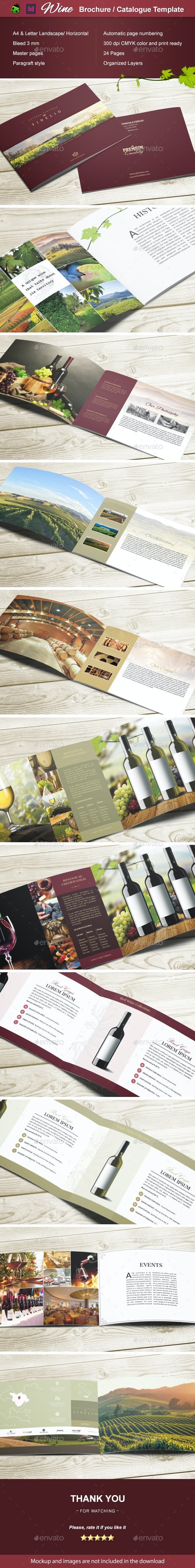 wine catalog template