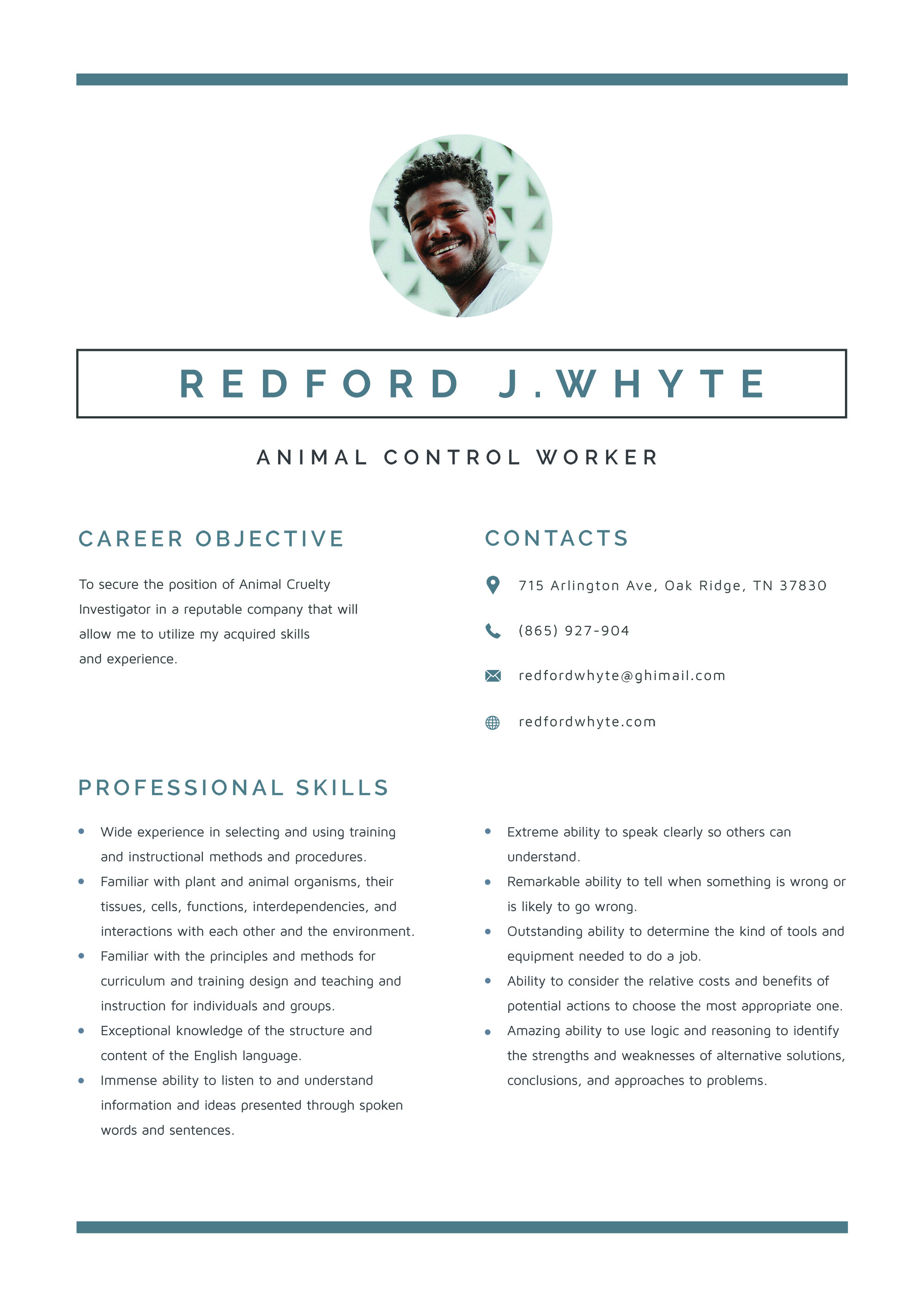 animal-control-worker-resume-page-1