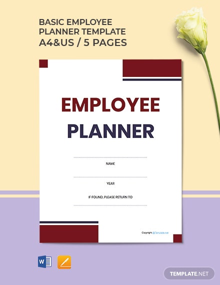 basic employee planner