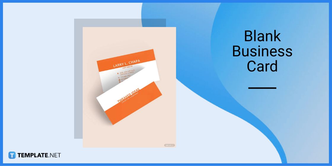 blank business card template in microsoft word