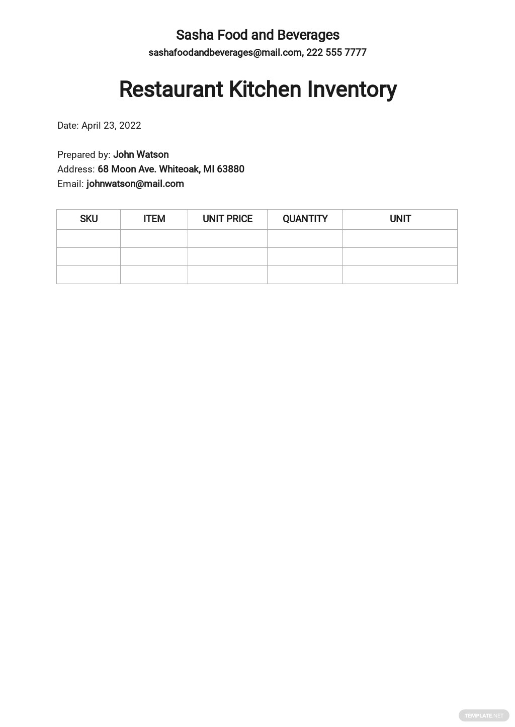 50+ Inventory Samples, Format & Examples 2021 Free & Premium Templates