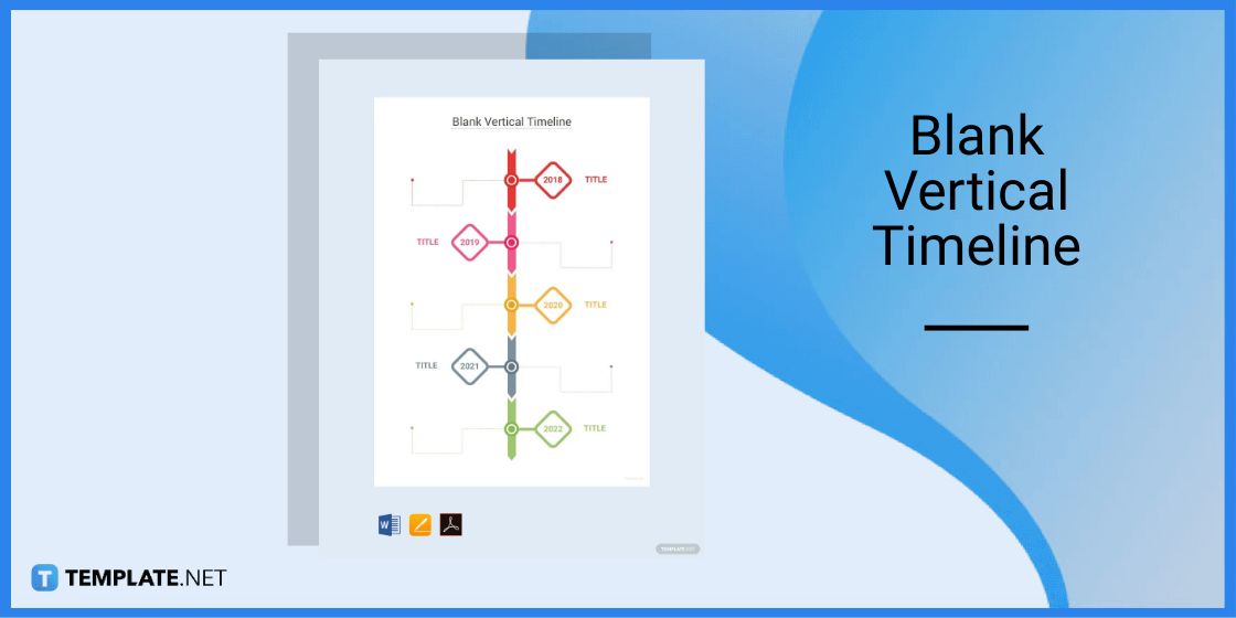 blank vertical timeline template in google docs