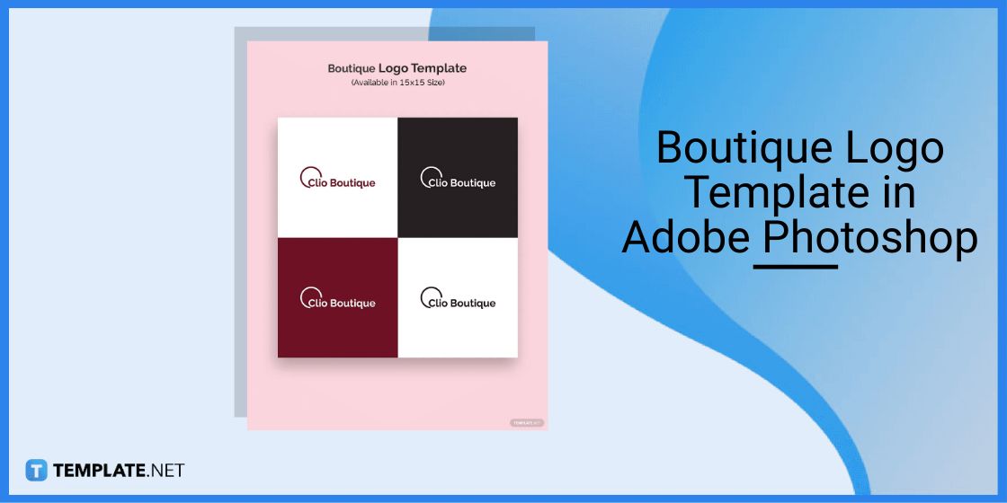 boutique logo template in adobe photoshop