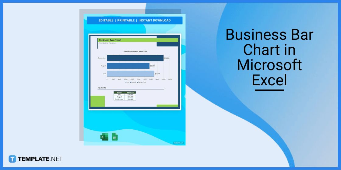 business bar chart in microsoft excel