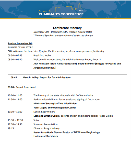 conference-itinerary