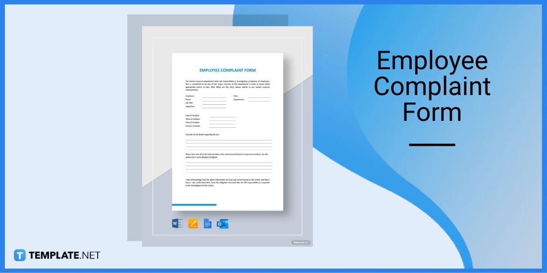 employee complaint form template in microsoft word
