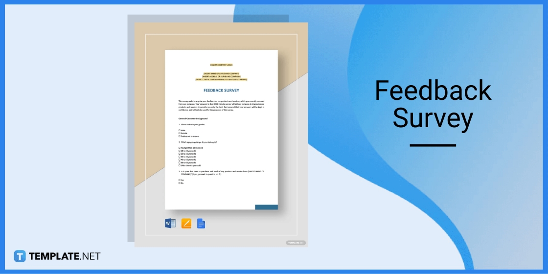feedback survey template