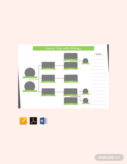 free family tree template with siblings 440x570