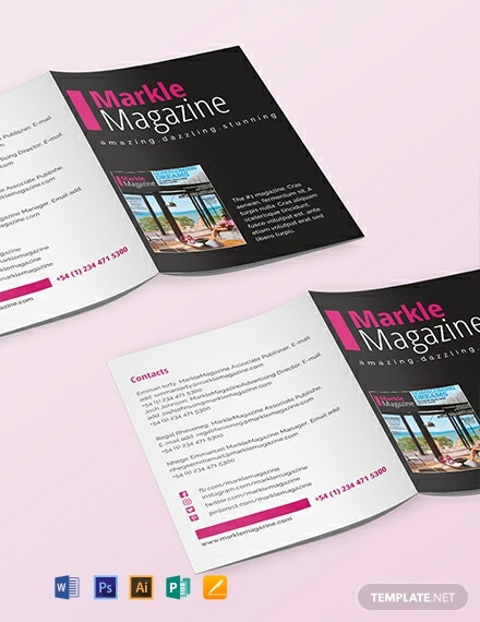 free magazine media kit template 440x570
