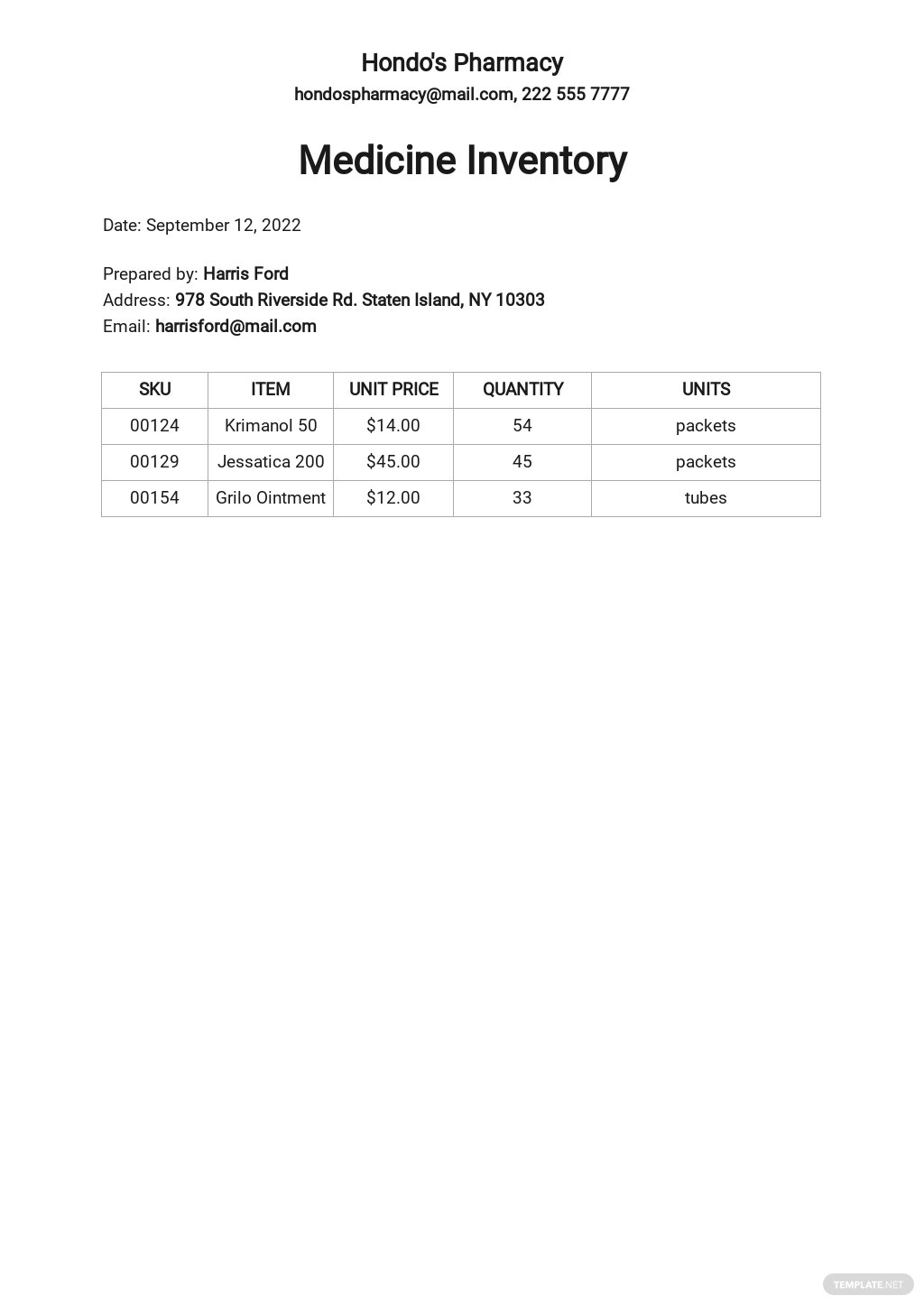 50+ Inventory Samples, Format & Examples 2021 Free & Premium Templates