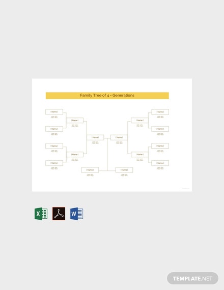 free sample family tree template 440x570