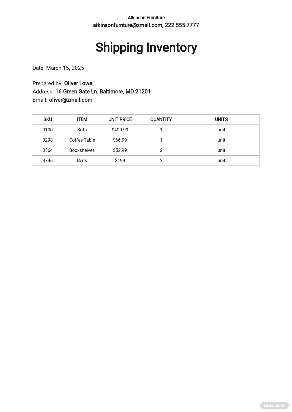 50+ Inventory Samples, Format & Examples 2021 Free & Premium Templates