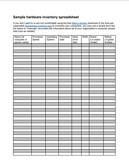 50 Inventory Samples Format And Examples 2022 1942