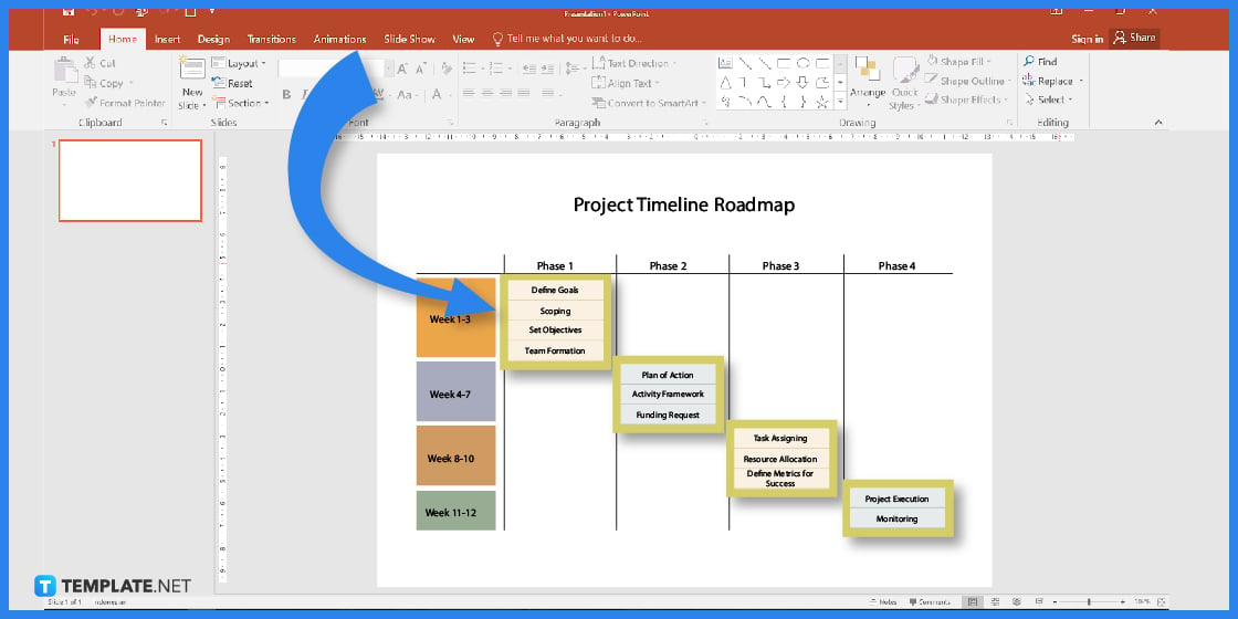 how to create a timeline in microsoft powerpoint step 10