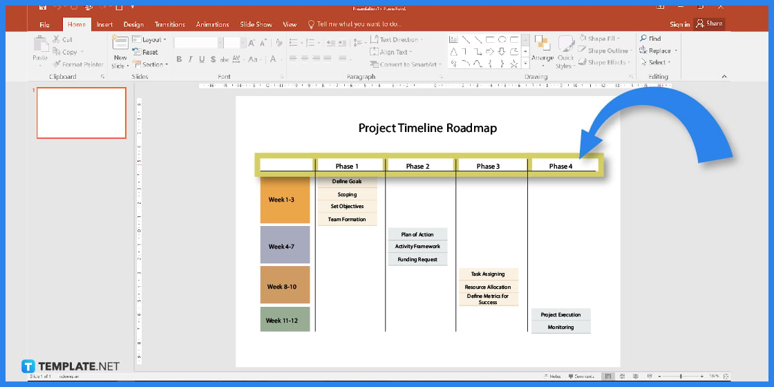 how to create a timeline in microsoft powerpoint step