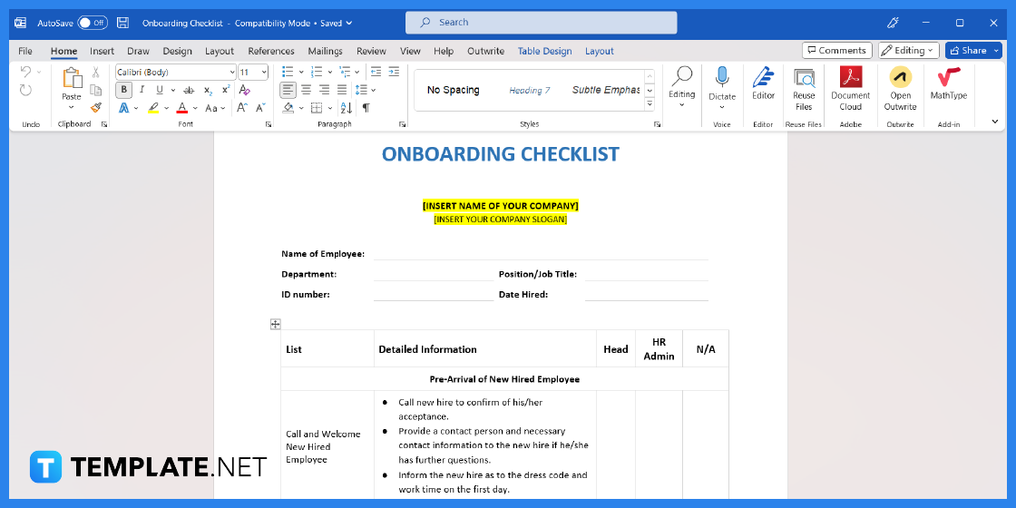 how to create checklist in microsoft word step