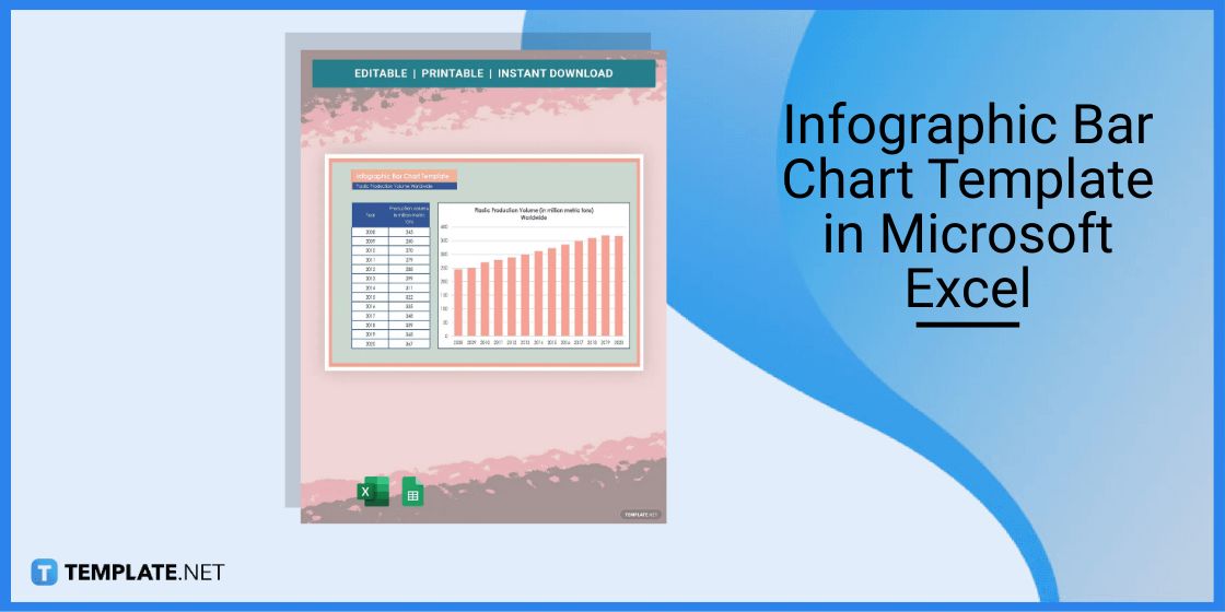 infographic bar chart template in microsoft excel