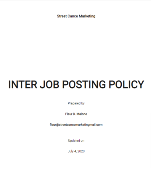 inter job postin