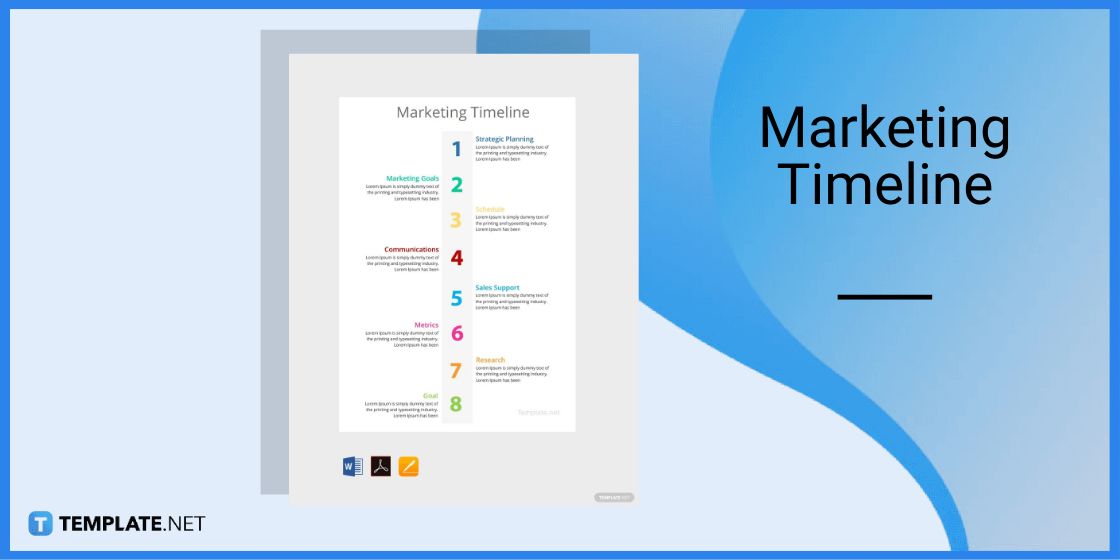marketing timeline template in google docs