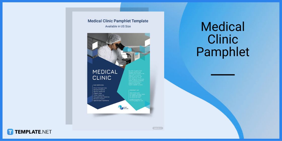 medical clinic pamphlet template in microsoft word