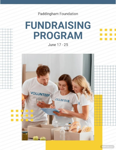 nonprofit fundraiser flyer template