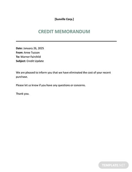 printable-credit-memo