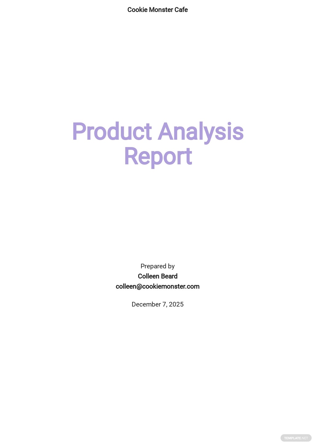 research paper about product analysis