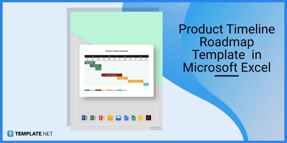 product timeline roadmap template in microsoft excel