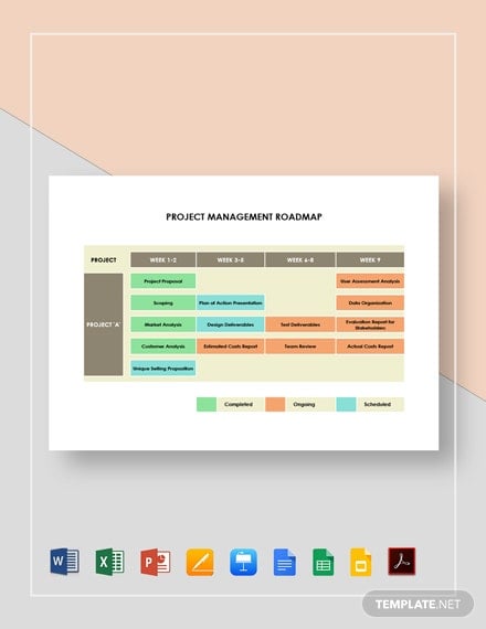 project-management-roadmap-template