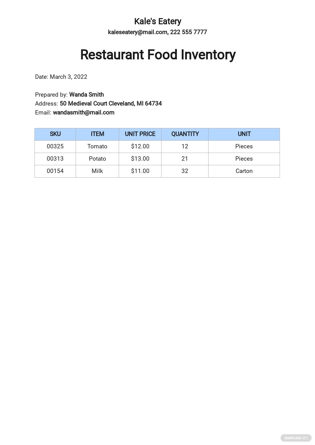 50+ Inventory Samples, Format & Examples 2021 Free & Premium Templates