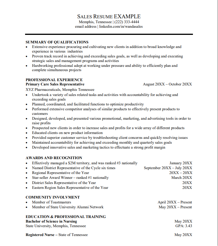 50+ Resume Samples, Format & Examples 2023