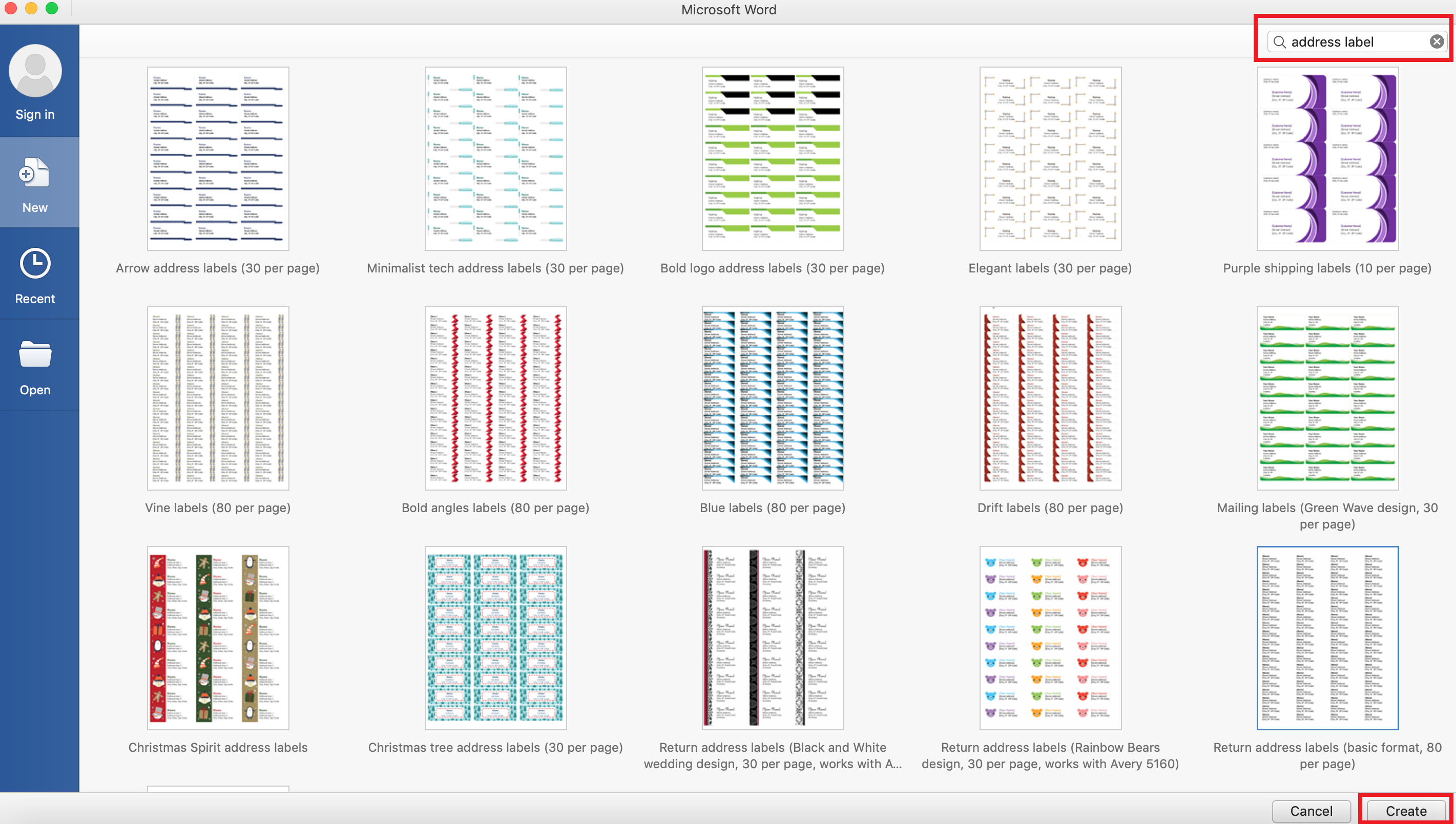 How to Create Address Labels in Word