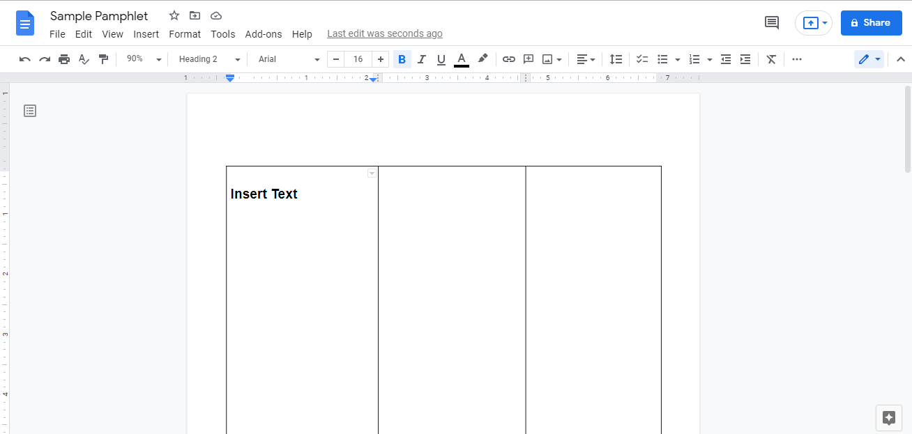How to Create a Pamphlet on Google Docs Free & Premium Templates