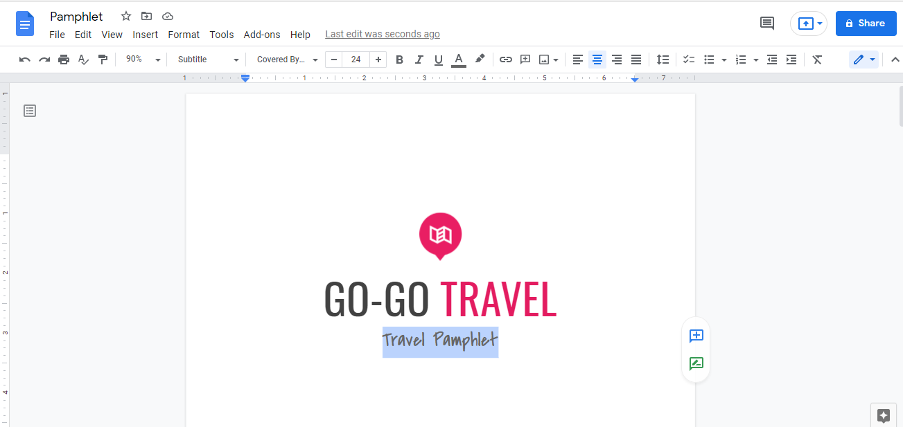 How to Create a Pamphlet on Google Docs