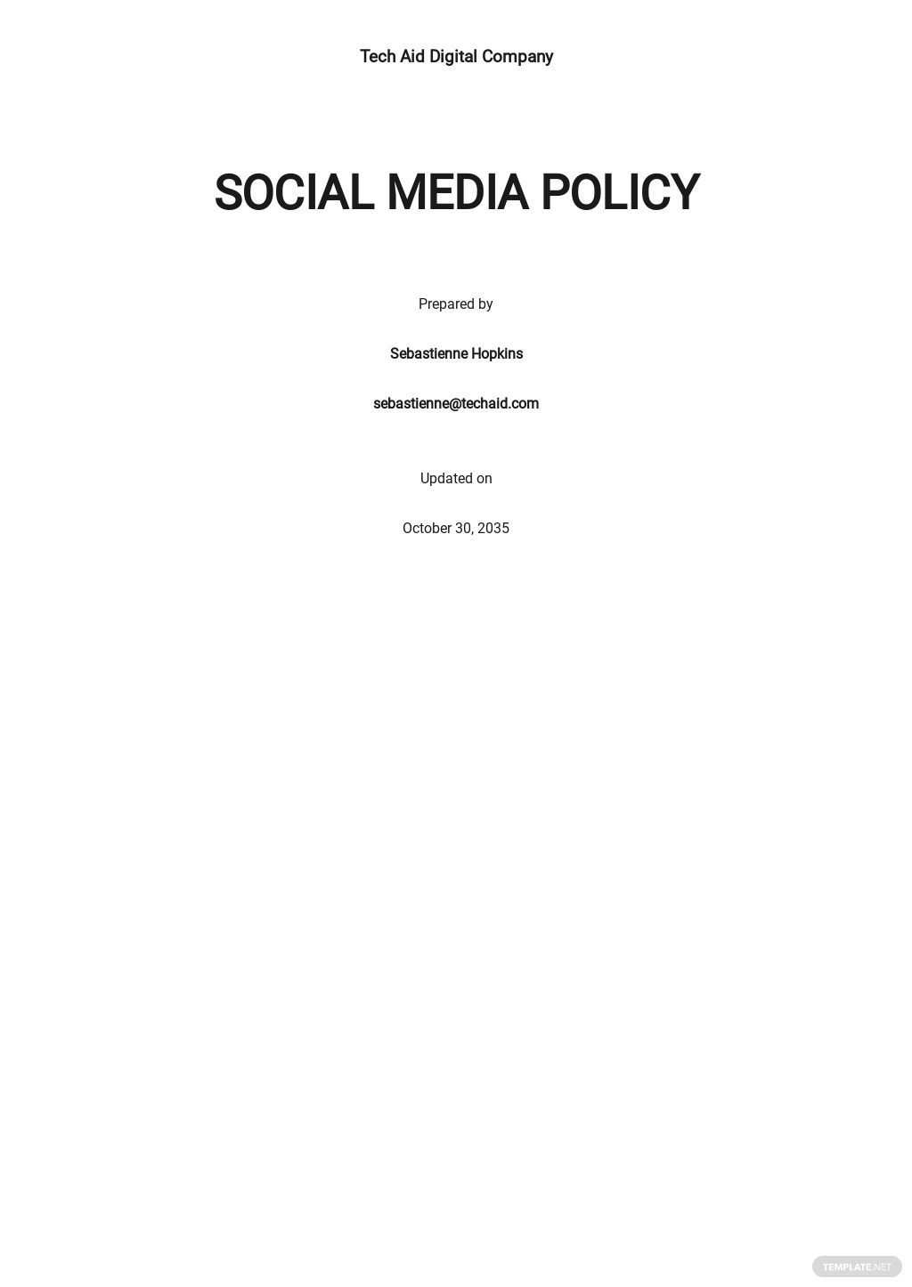 50+ Policy Samples, Format & Examples 2021 Free & Premium Templates
