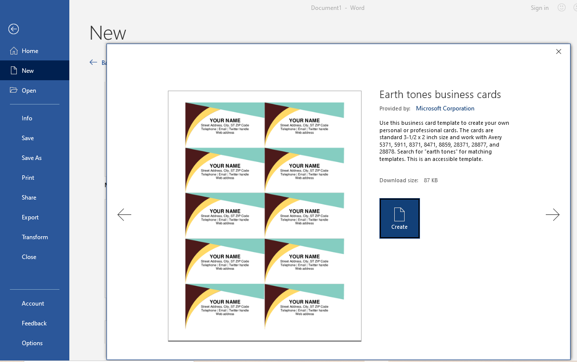 How to Make Business Cards in Word Free & Premium Templates
