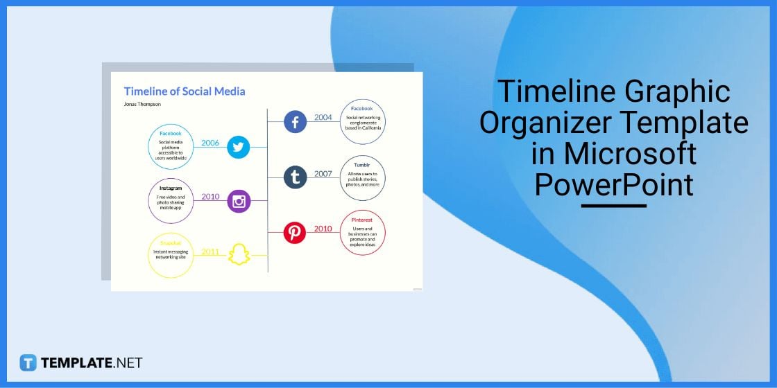 timeline graphic organizer template in microsoft powerpoint