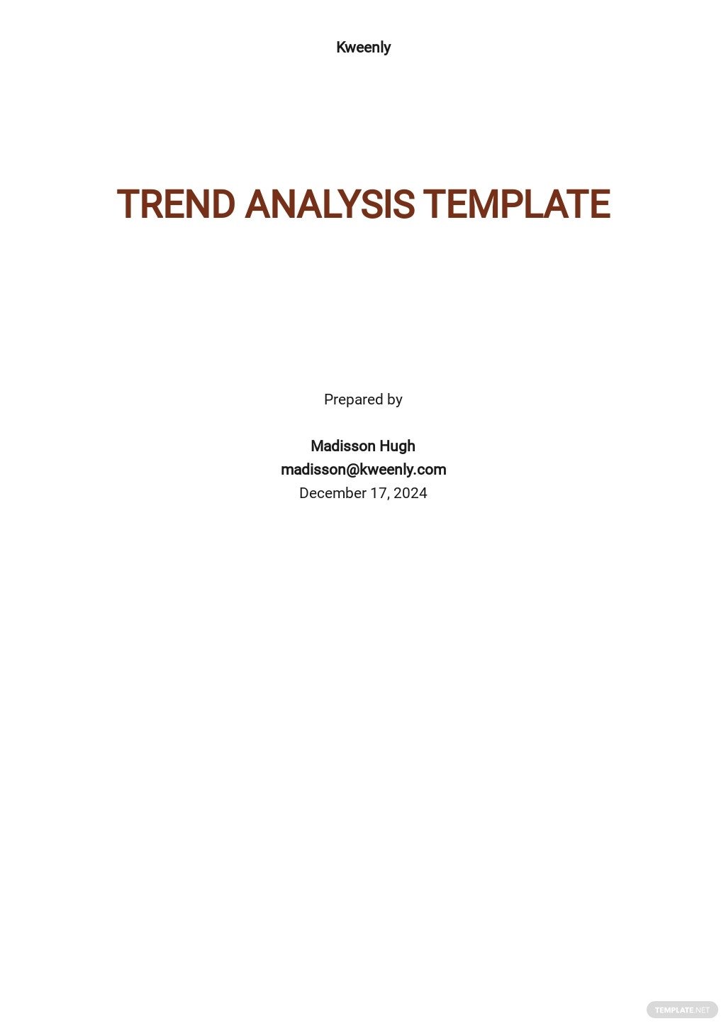 trend analysis research paper