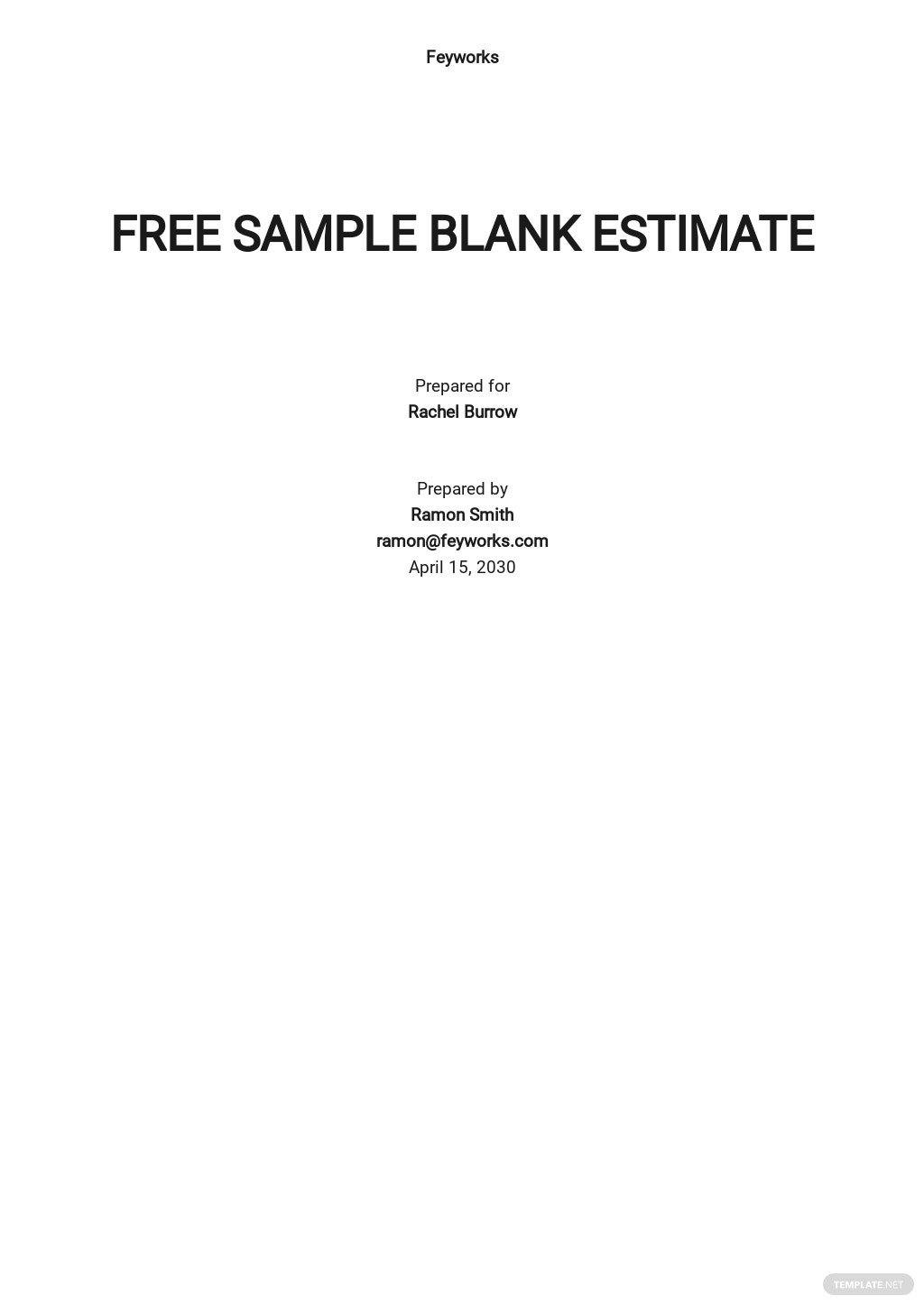 blank-estimate-template