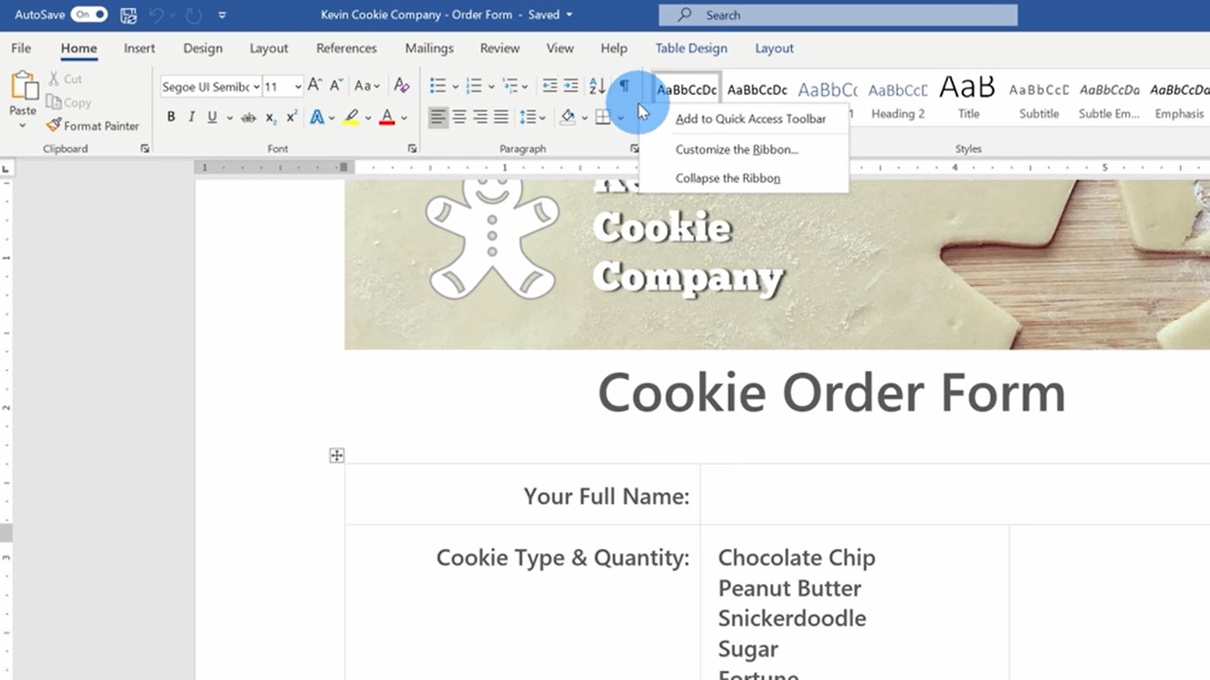 How to Create a Form in Word