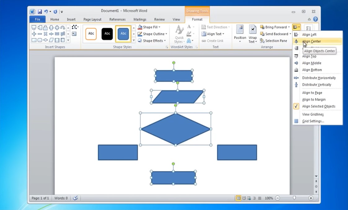 How to Create a Flowchart in Word