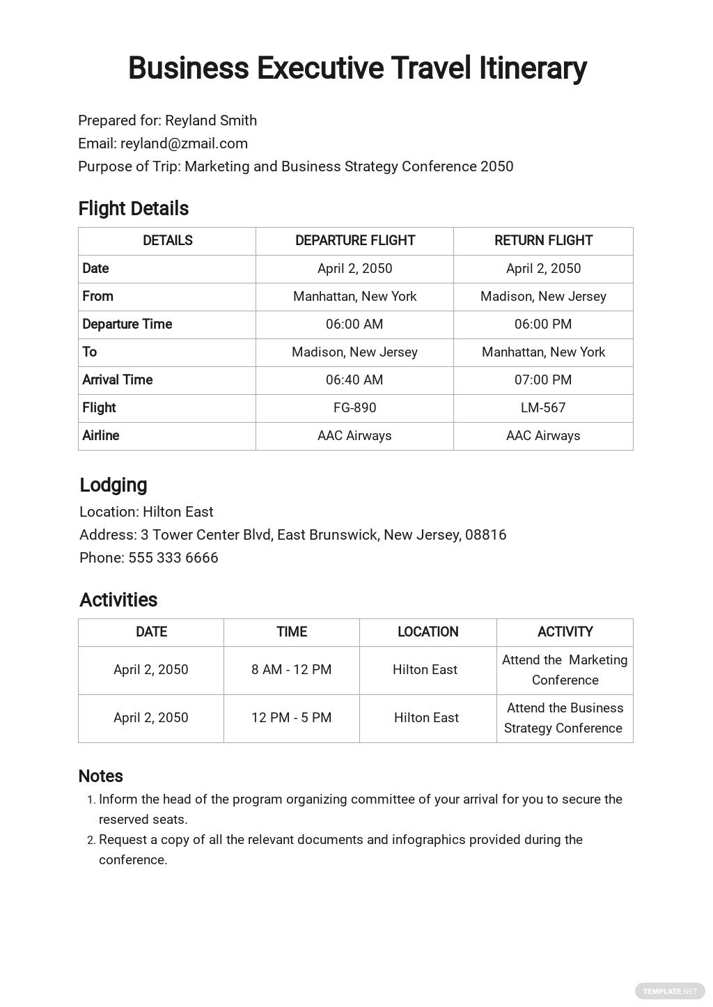 googlesheetsfree-executive-travel-itinerary-template