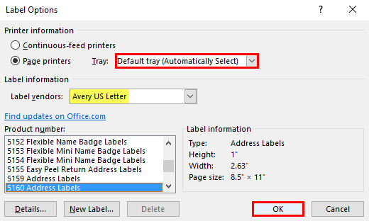 How To Print Labels From Excel 6079