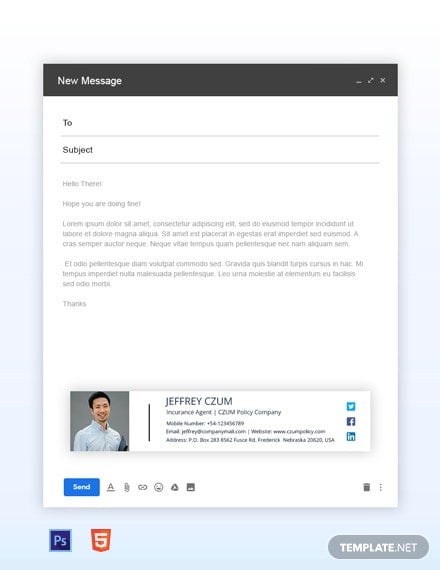 insurance-agent-email-signature-template