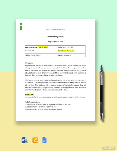 How to Make/Create a Lesson Plan in Microsoft Word [Templates ...