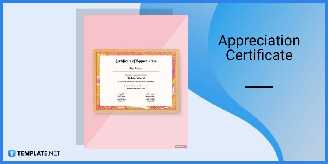 appreciation certificate template in google docs
