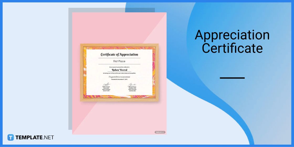 appreciation certificate template in microsoft word
