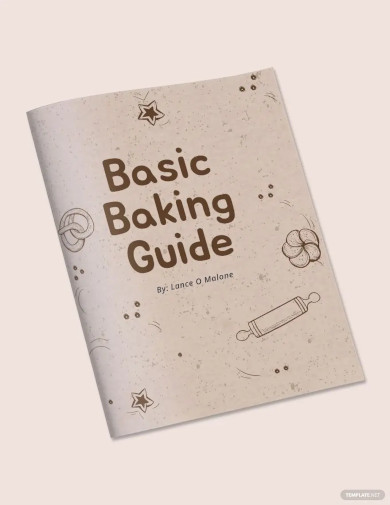 baking cookbook template