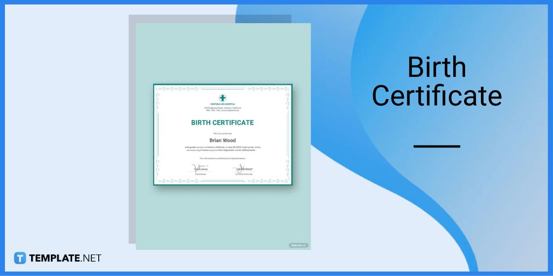 birth certificate template in microsoft word
