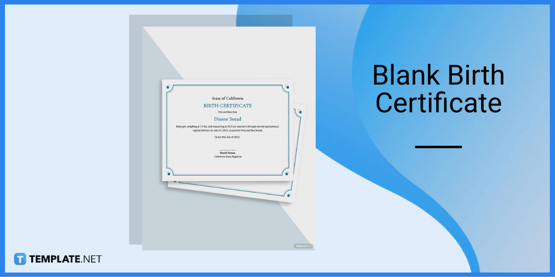 blank birth certificate template in google docs
